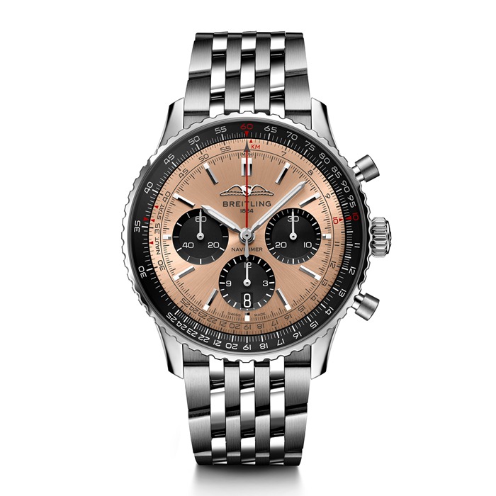 Breitling Navitimer B01 Chronograph 43 Stainless Steel Watch AB0138241K1A1