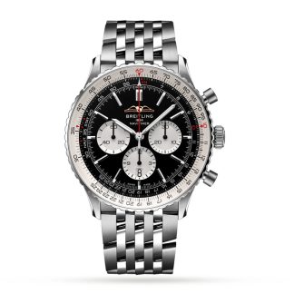 Breitling Navitimer B01 Chronograph 46 Stainless Steel Watch AB0137211B1A1