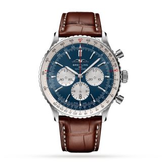Breitling Navitimer B01 Chronograph 46 Stainless Steel Watch AB0137211C1P1
