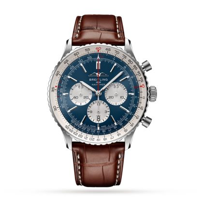 Breitling Navitimer B01 Chronograph 46 Stainless Steel Watch AB0137211C1P1