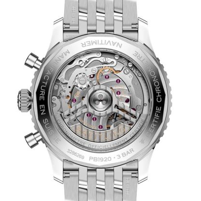 Breitling Navitimer B19 Chronograph Perpetual Calender 43mm Mens Watch Blue PB1920251C1A1 - Image 2