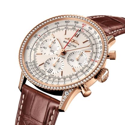 Breitling Navitimer Chronograph 41mm Mens Watch Cream Dial RB0139631G1P1 - Image 2