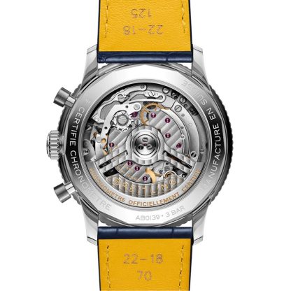Breitling Navitimer Chronograph 41mm Mens Watch White Eyed Blue Dial AB0139631C1P1 - Image 4