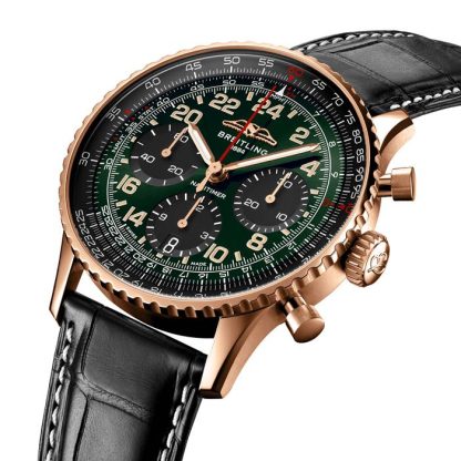 Breitling Navitimer Cosmanaute 41mm Limited Edition Mens Watch Green RB12302A1L1P1 - Image 2