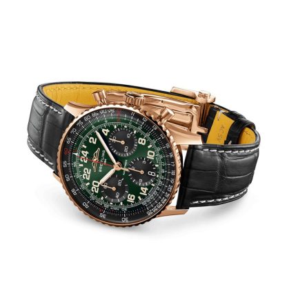 Breitling Navitimer Cosmanaute 41mm Limited Edition Mens Watch Green RB12302A1L1P1 - Image 3