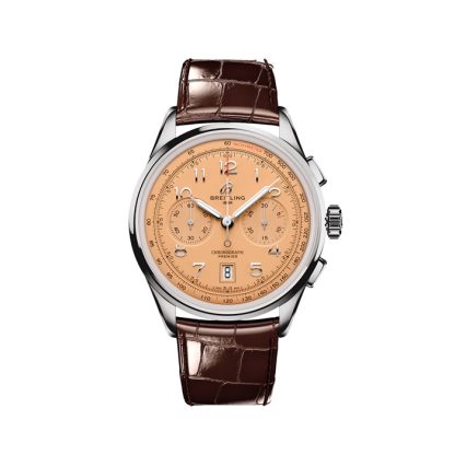 Breitling Premier B01 Chronograph 42mm Mens Watch Copper AB0145331K1P1