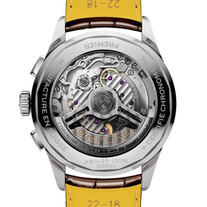 Breitling Premier B01 Chronograph 42mm Mens Watch Cream AB0145211G1P1 - Image 2