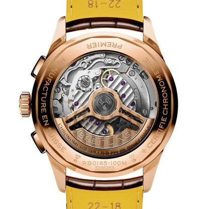 Breitling Premier B01 Chronograph 42mm Mens Watch Cream RB0145371G1P1 - Image 2