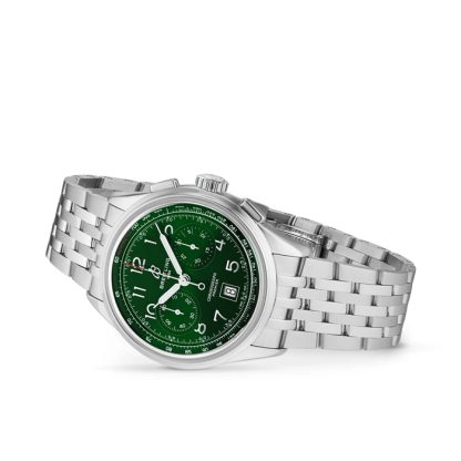 Breitling Premier B01 Chronograph 42mm Mens Watch Green Stainless Steel AB0145371L1A1 - Image 3