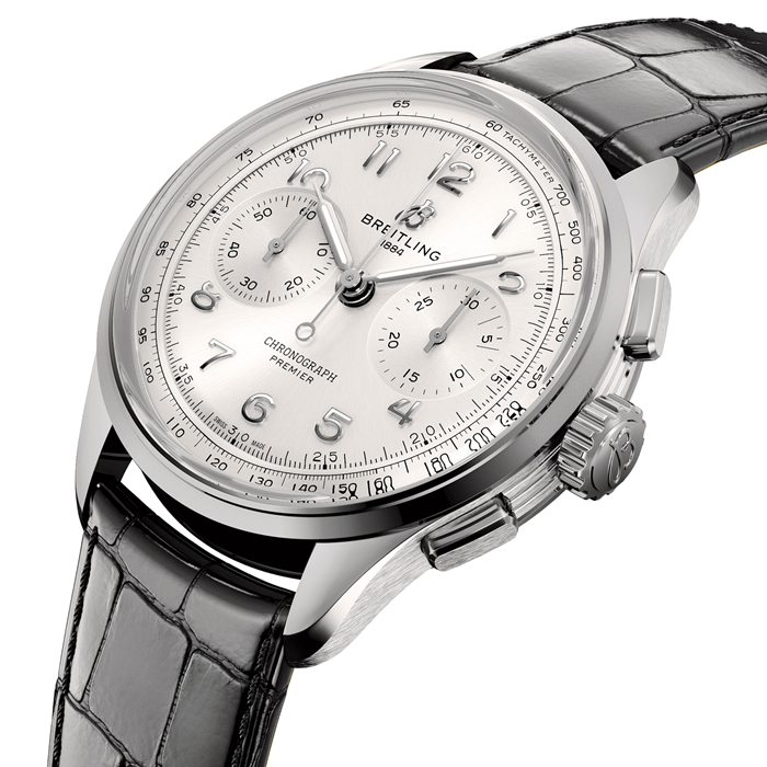 Breitling Premier B09 Chonograph 40mm Mens Watch Silver AB0930371G1P1 - Image 2