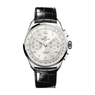 Breitling Premier B09 Chonograph 40mm Mens Watch Silver AB0930371G1P1