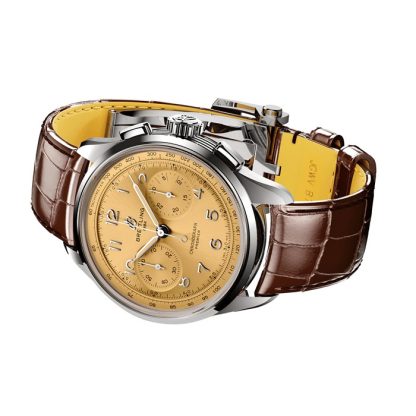 Breitling Premier B09 Chronograph 40mm Mens Watch Champagne AB0930F51H1P1 - Image 3
