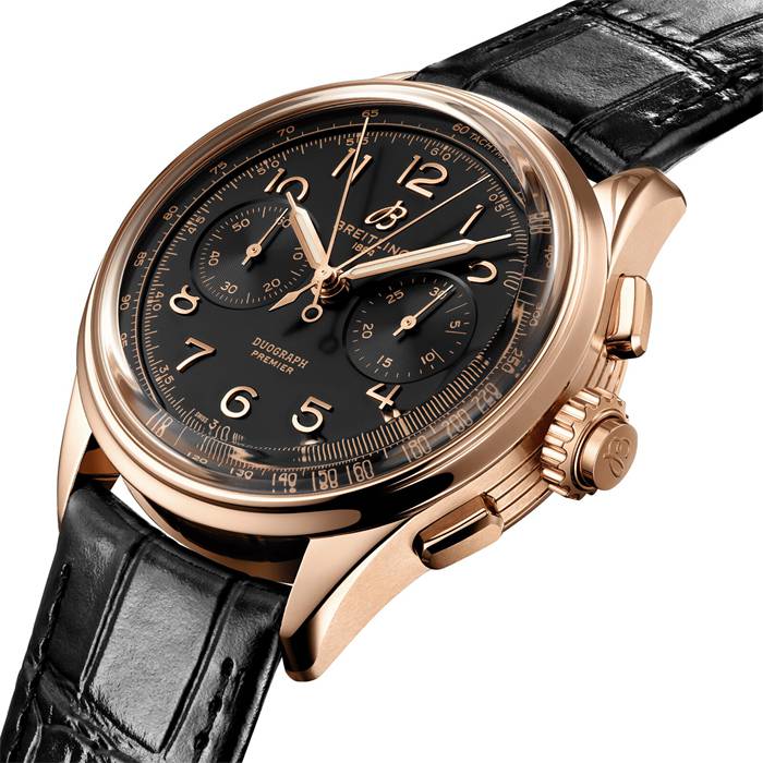 Breitling Premier B15 Duograph 42 18k Red Gold Watch RB1510251B1P1 - Image 3