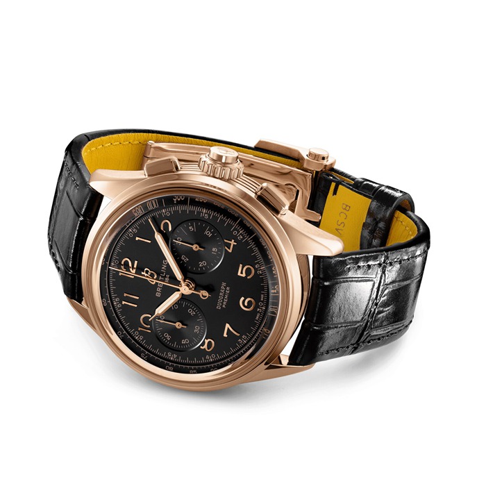 Breitling Premier B15 Duograph 42 18k Red Gold Watch RB1510251B1P1 - Image 4