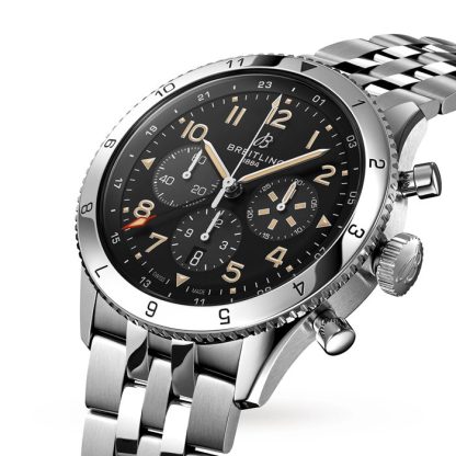 Breitling Super AVI B04 Chronograph GMT 46 P-51 Mustang Watch AB04453A1B1A1 - Image 2