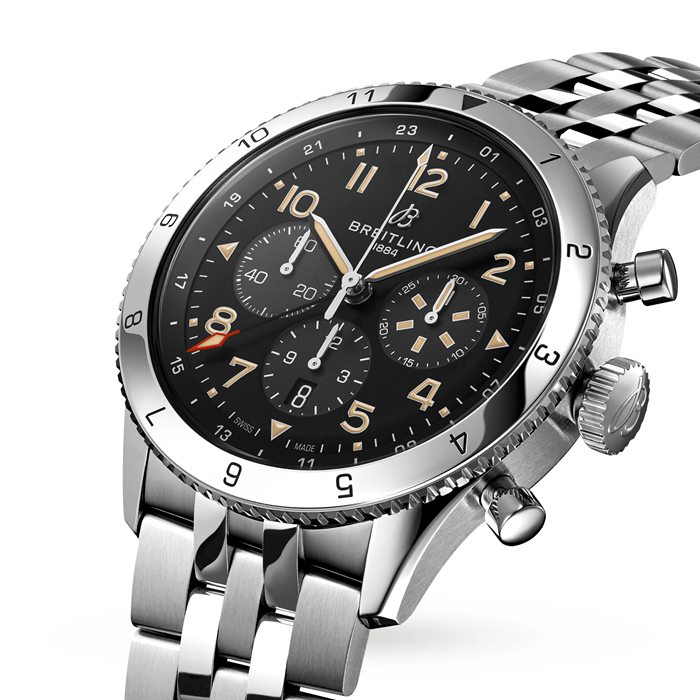 Breitling Super AVI B04 Chronograph GMT 46 P-51 Mustang Watch AB04453A1B1A1 - Image 2