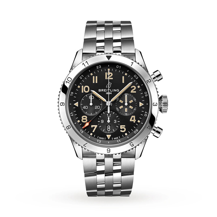Breitling Super AVI B04 Chronograph GMT 46 P-51 Mustang Watch AB04453A1B1A1