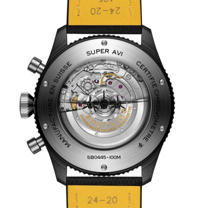 Breitling Super AVI B04 Chronograph GMT Mosquito Night Fighter 46mm Mens Watch Black SB04451A1B1X1 - Image 4