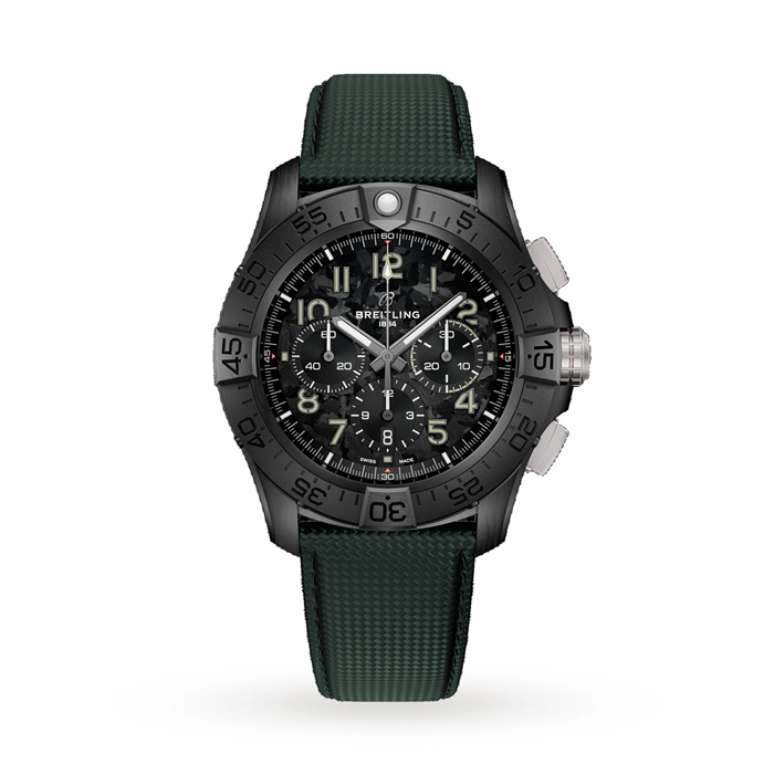 Breitling Super Avenger B01 Chronograph 46mm Mens Watch Green SB0148101B1X1