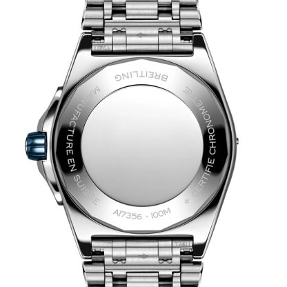 Breitling Super Chronomat Automatic 38 Blue Stainless Steel Bracelet Watch A17356531C1A1 - Image 2
