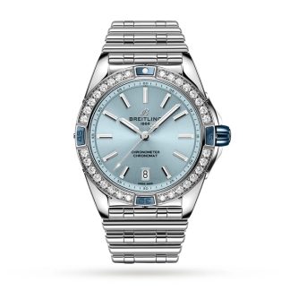 Breitling Super Chronomat Automatic 38 Blue Stainless Steel Bracelet Watch A17356531C1A1