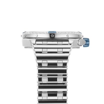 Breitling Super Chronomat Automatic 38 Blue Stainless Steel Bracelet Watch A17356531C1A1 - Image 5