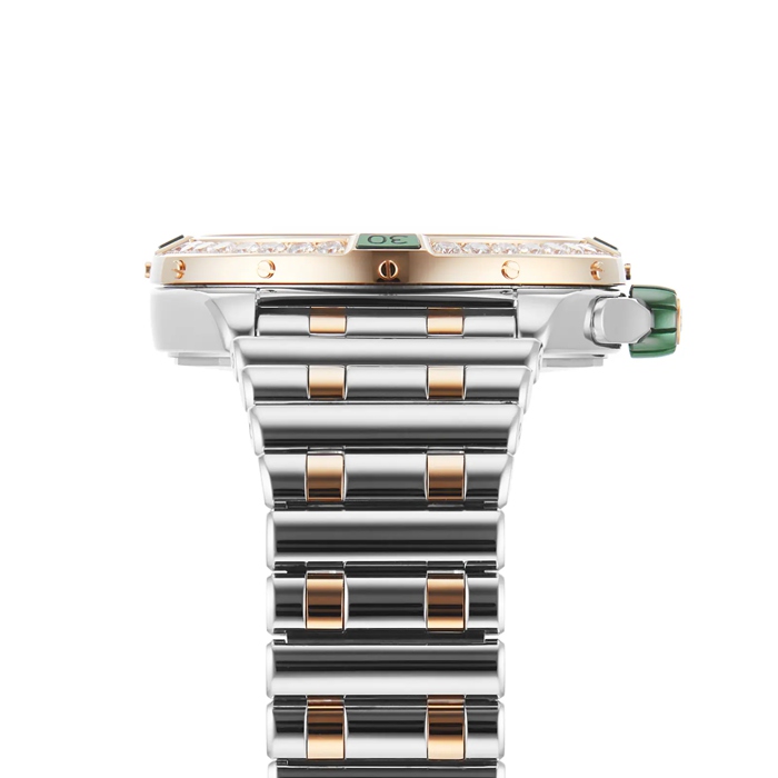 Breitling Super Chronomat Automatic 38 Green Stainless Steel & 18ct Rose Gold Watch U17356531L1U1 - Image 5