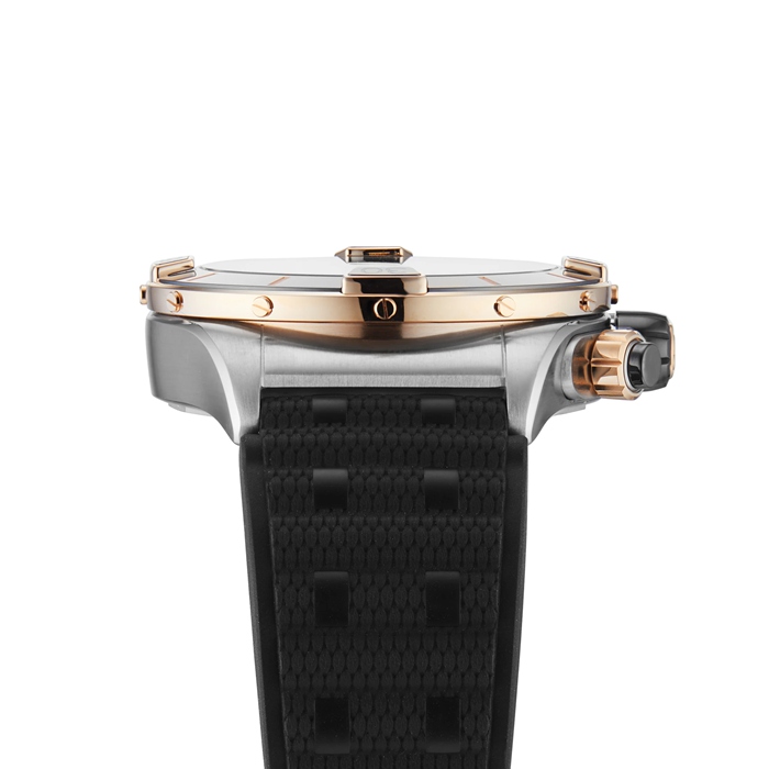Breitling Super Chronomat B01 44 Stainless Steel & 18k Red Gold Rubber Strap Watch UB0136251L1S1 - Image 5