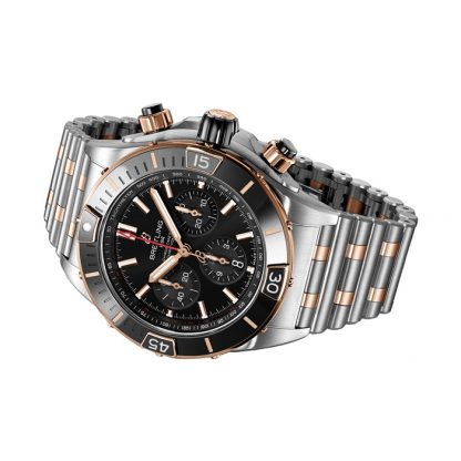 Breitling Super Chronomat B01 44 Stainless Steel & 18k Red Gold Watch UB0136251B1U1 - Image 3