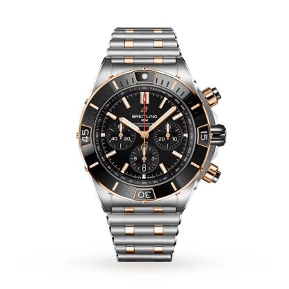 Breitling Super Chronomat B01 44 Stainless Steel & 18k Red Gold Watch UB0136251B1U1
