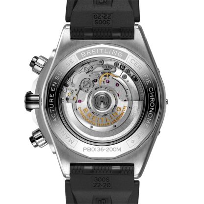Breitling Super Chronomat B01 44 Stainless Steel & Platinum Ice Blue Watch PB0136251C1S1 - Image 2