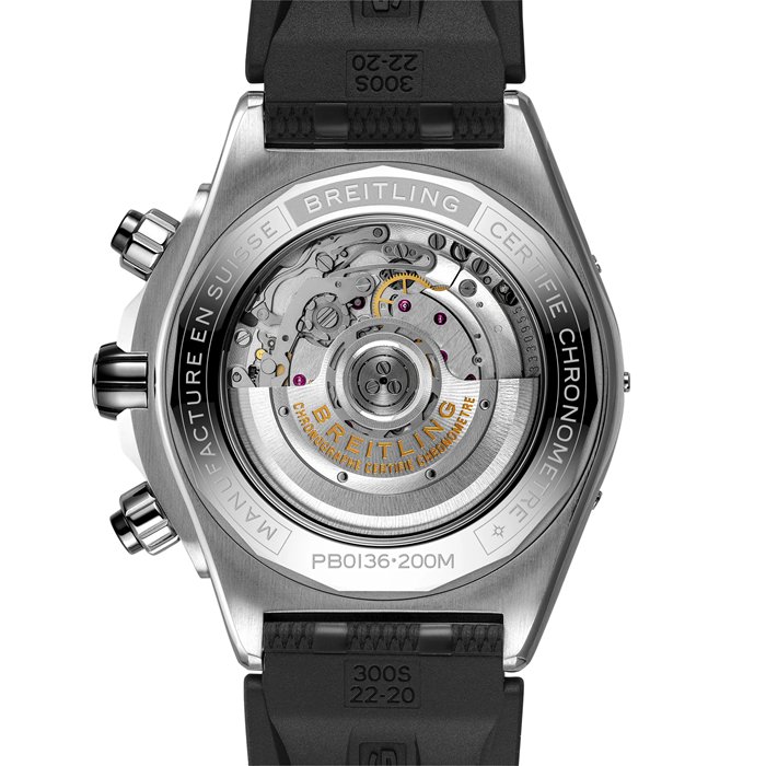 Breitling Super Chronomat B01 44 Stainless Steel & Platinum Ice Blue Watch PB0136251C1S1 - Image 2
