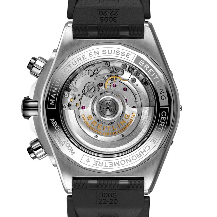 Breitling Super Chronomat B01 44 Stainless Steel Rubber Strap Watch AB0136251B1S1 - Image 2