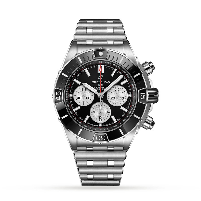 Breitling Super Chronomat B01 44 Stainless Steel Watch AB0136251B1A1