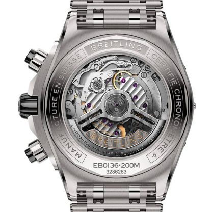 Breitling Super Chronomat B01 44mm Mens Watch Grey Titanium EB0136251M1E1 - Image 2