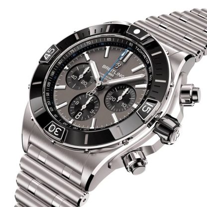 Breitling Super Chronomat B01 44mm Mens Watch Grey Titanium EB0136251M1E1 - Image 3