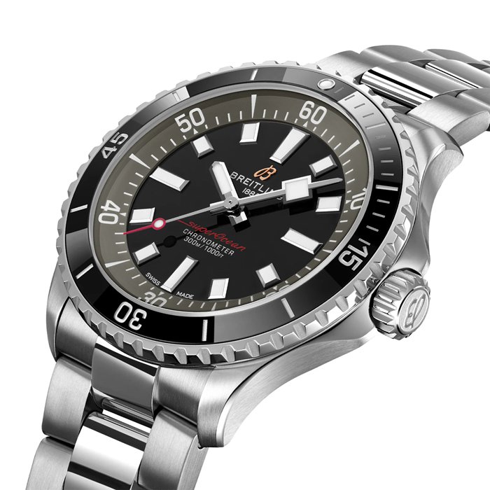 Breitling Superocean 42mm UK Edition Mens Watch Grey Stainless Steel A173757A1B1A1 - Image 2