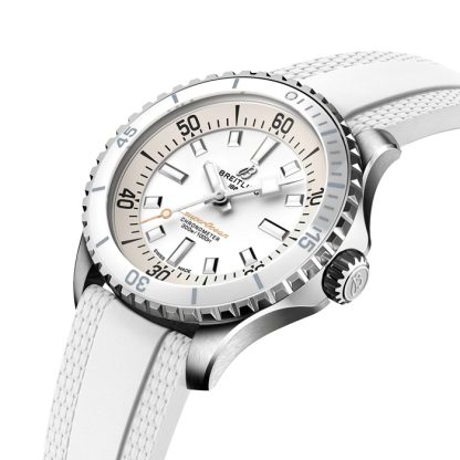Breitling Superocean Automatic 36 Stainless Steel Rubber Strap Watch A17377211A1S1 - Image 3