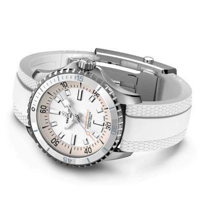 Breitling Superocean Automatic 36 Stainless Steel Rubber Strap Watch A17377211A1S1 - Image 4