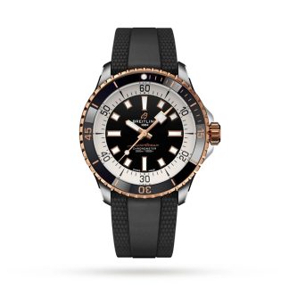 Breitling Superocean Automatic 42 Stainless Steel & 18k Red Gold Watch U17375211B1S1