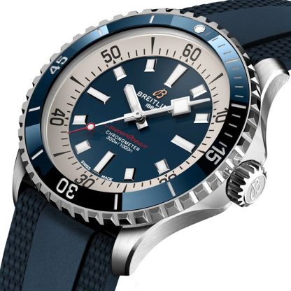 Breitling Superocean Automatic 42 Stainless Steel Rubber Strap Watch A17375E71C1S1 - Image 3