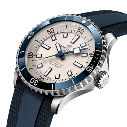 Breitling Superocean Automatic 42 Stainless Steel Rubber Strap Watch A17375E71G1S1 - Image 3