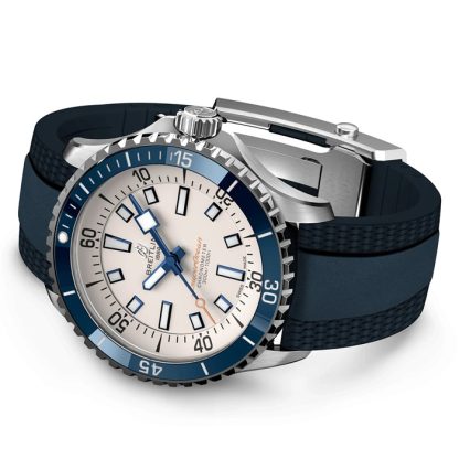Breitling Superocean Automatic 42 Stainless Steel Rubber Strap Watch A17375E71G1S1 - Image 4