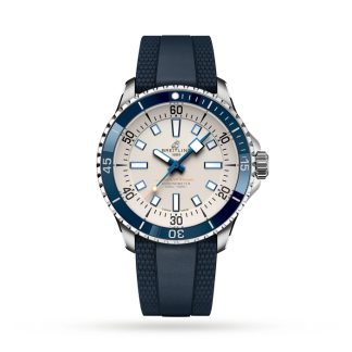 Breitling Superocean Automatic 42 Stainless Steel Rubber Strap Watch A17375E71G1S1