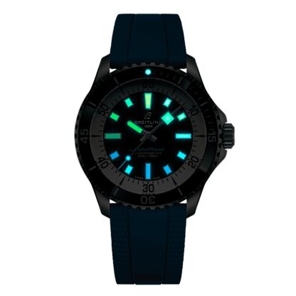 Breitling Superocean Automatic 42mm Mens Watch Blue Rubber A17375211B2S1 - Image 5