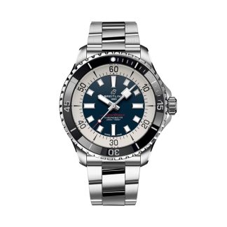 Breitling Superocean Automatic 44 Stainless Steel Blue Watch A17376211C1A1