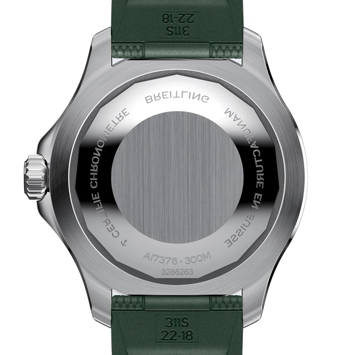 Breitling Superocean Automatic 44 Stainless Steel Rubber Strap Watch A17376A31L1S1 - Image 2