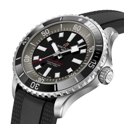 Breitling Superocean Automatic 44mm UK Edition Mens Watch Black Rubber A173765A1B1S1 - Image 3