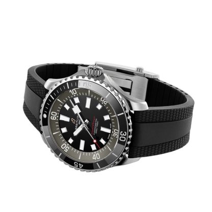 Breitling Superocean Automatic 44mm UK Edition Mens Watch Black Rubber A173765A1B1S1 - Image 4