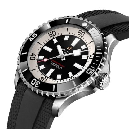 Breitling Superocean Automatic 46 Stainless Steel Rubber Strap Watch A17378211B1S1 - Image 2